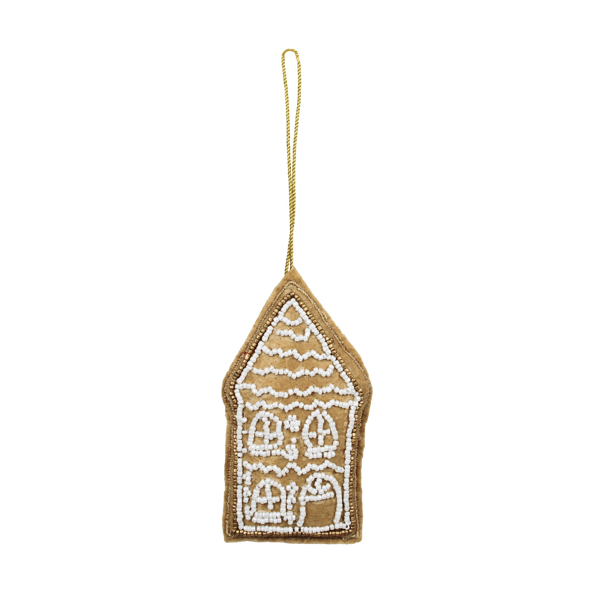 Set of 3 Beaded Christmas Tree Hanging Ornament